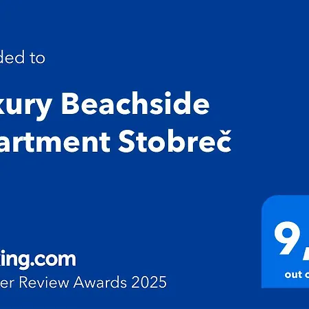 Daire Luxury Beachside Stobrec, 30m To Pebble Beach, Restaurants, Center Of Stobrec Split